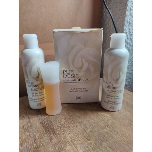 Coffret Parfum Eau De Toilette Pour Désir De Gardenia Yves Rocher Spray 30 Ml + Lait Corps + Gel Douche 200 Ml 