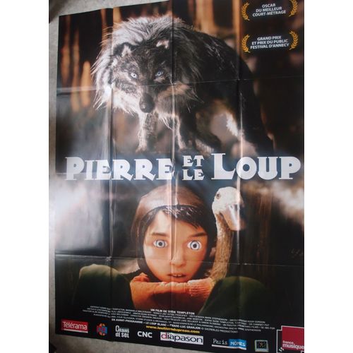 Affiche De Cinéma Pliée (120x160cm) Pierre Et Le Loup De Suzie Templeton