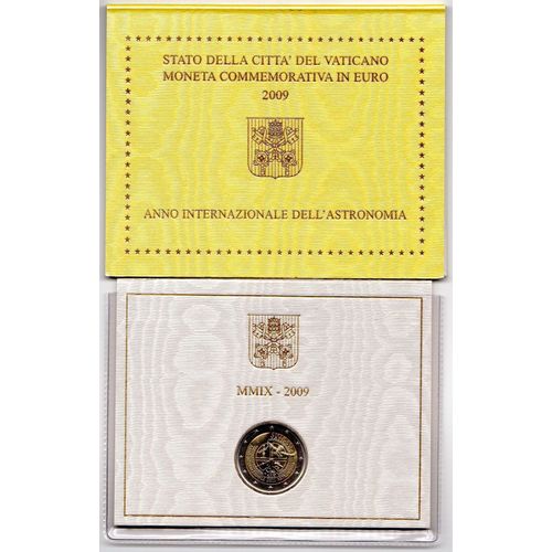 Vatican 2 Euros Commémorative 2009 Neuve+++ Bu Sous Blister+++Rare+++