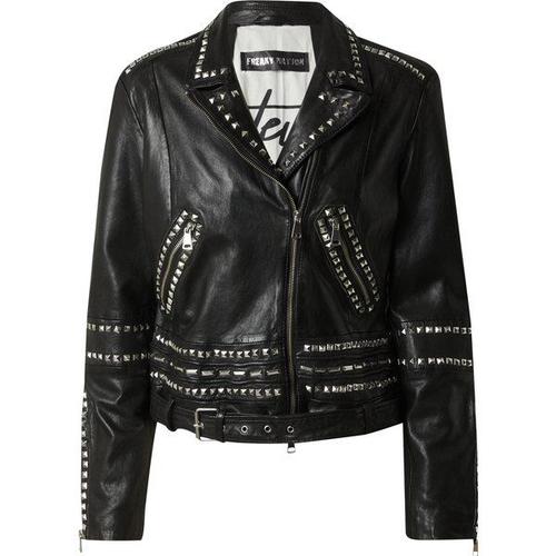 Freaky Nation Veste Mi-Saison 'ms.Strass'  Noir / Argent