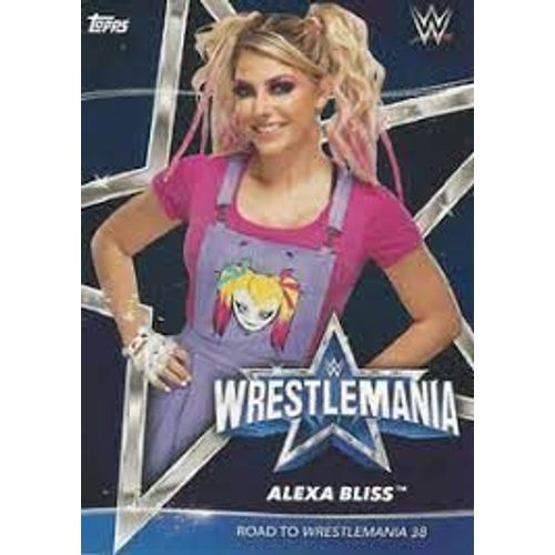 Trading Card Topps Wwe 2021 Alexa Bliss Road To Wrestlemania