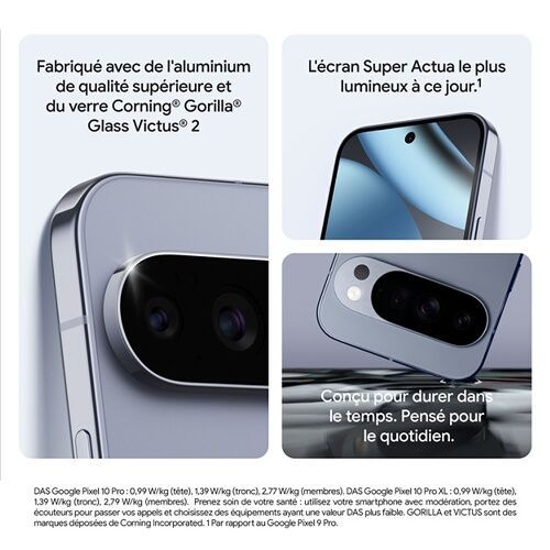 Google Pixel 10 Pro XL 256 Go Noir Volcanique