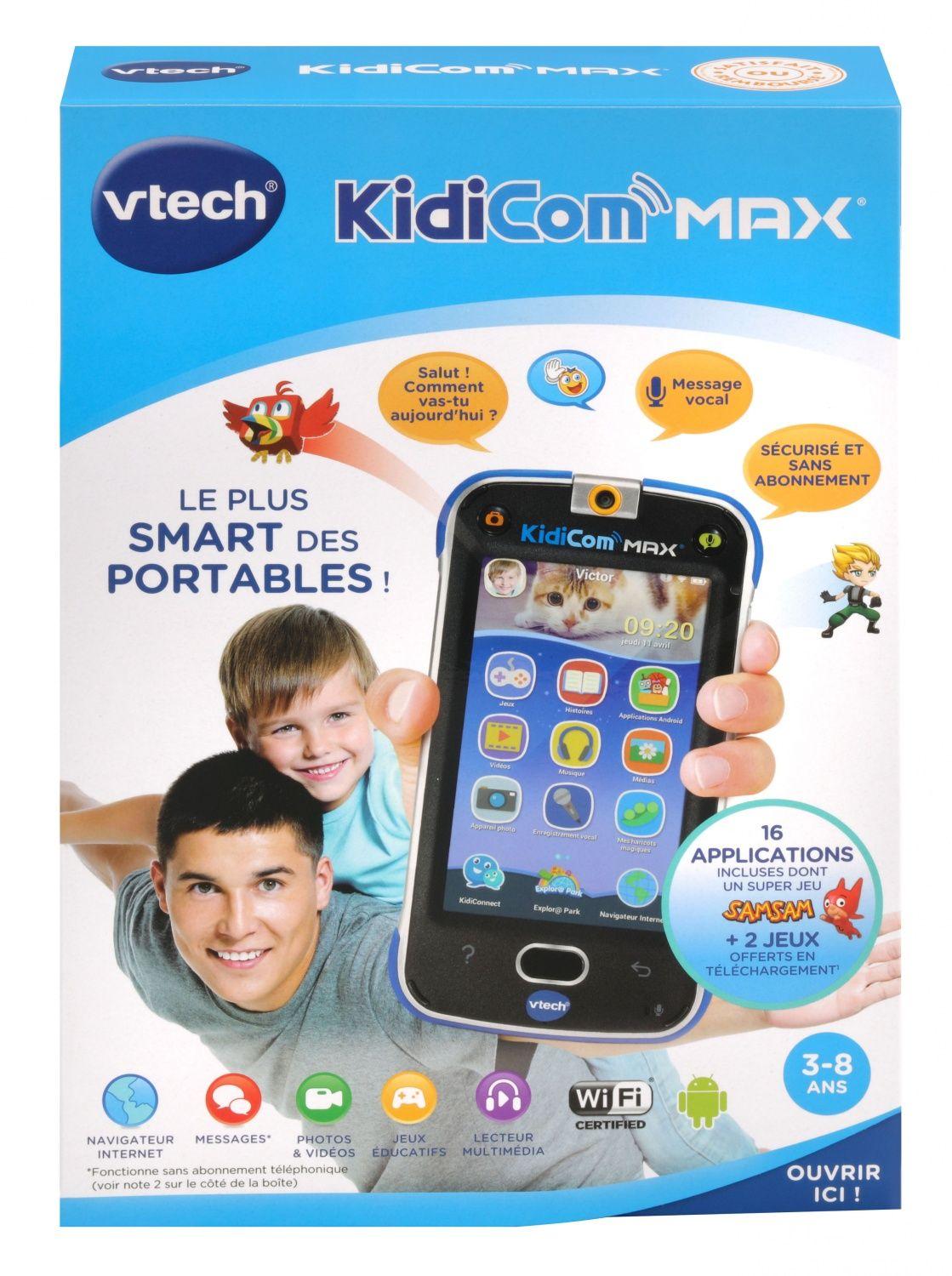 VTech - KidiCom Max 3.0 Rose, Portable Enfant Sa…