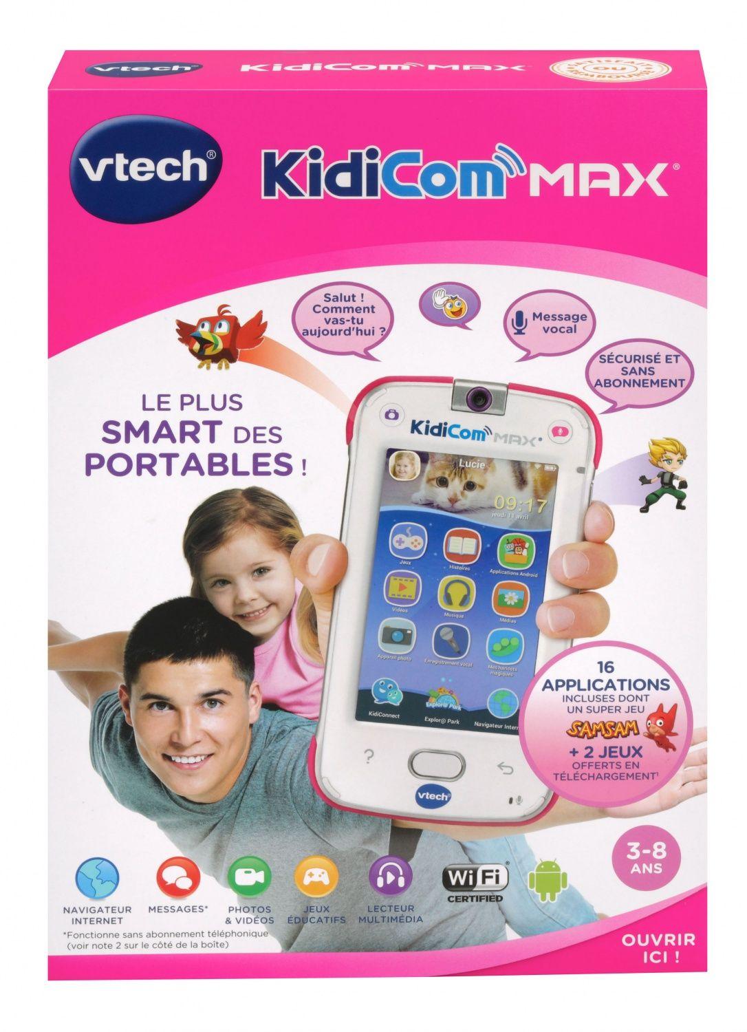 Kidicom Max 3.0 Mon Premier Téléphone Portable Enfant