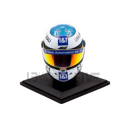 Mini Helmet 1/4 Mks-Mh-4-2021 Casque Mick Schumacher - Gp Spa 2021 Diecast Modelcar