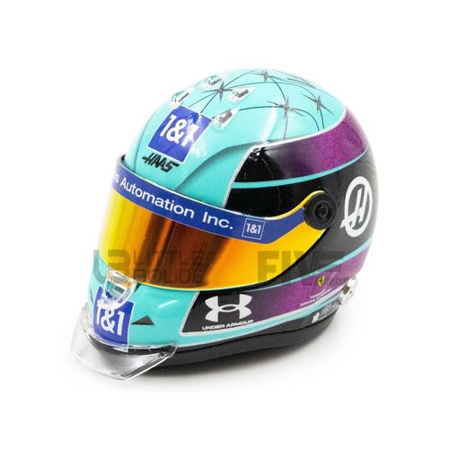Mini Helmet 1/4 Mks-Mh-4-2022-Mi Casque Mick Schumacher - Miami 2022 Diecast Modelcar