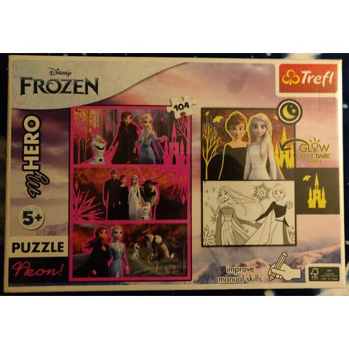 Trefl Puzzle Neon Disney Frozen My Hero