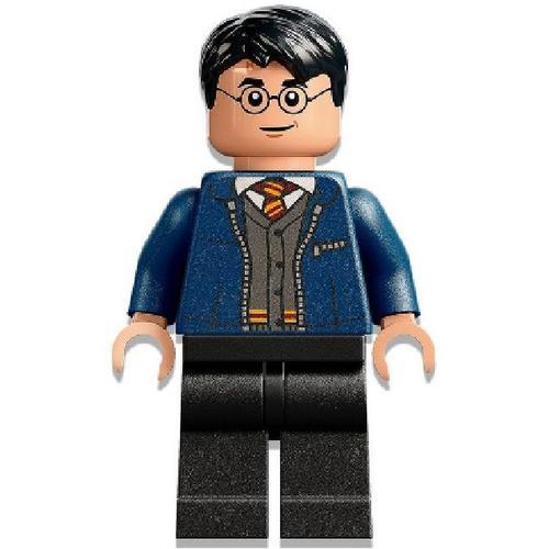 Lego Harry Potter - Dark Blue Open Jacket Over Gryffindor (Hp346)