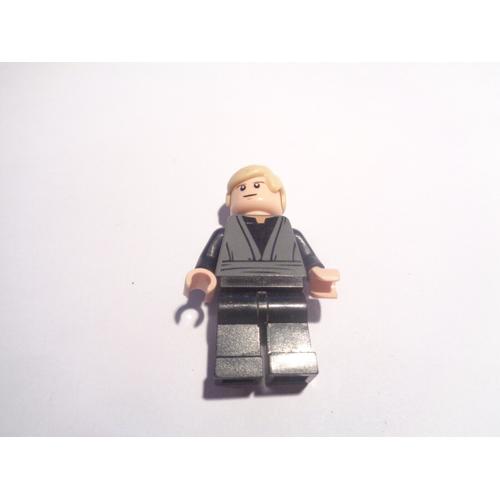 Lego - Minifigures - Star Wars - Luke Skywalker - Dark Bluish Gray Jedi (Sw0395)
