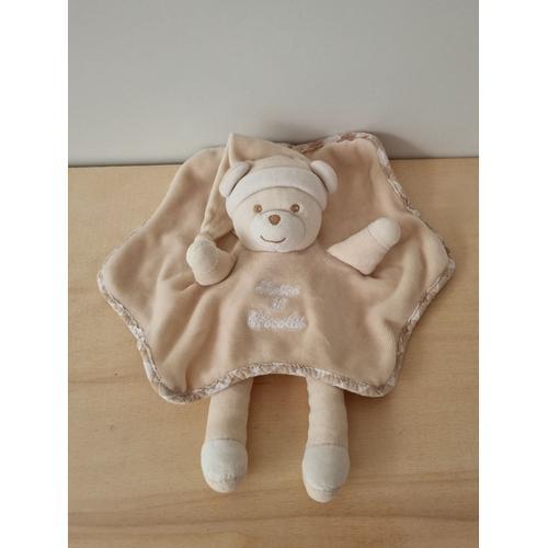 Doudou Ours Beige Étoile Tartine Et Chocolat