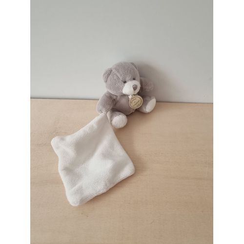 Doudou Ours Gris Blanc Doudou Et Compagnie