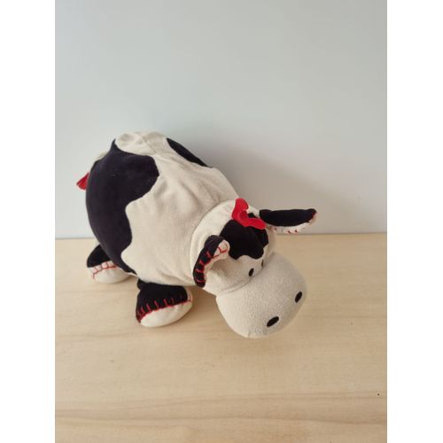 Doudou Vache Grise Noire Nicotoy