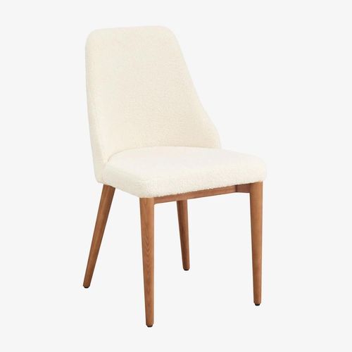 Lot De 2 Chaises De Salle À Manger Rembourrées Leiden Bois Foncé