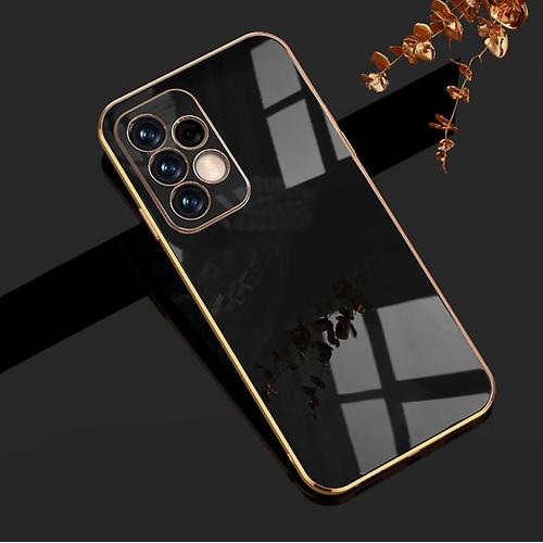 Appliquer À Pour Funda Samsung Galaxy A53 A52s A52 A51 A73 A72 A71 A33 A32 A12 A22 A 53 73 52s 52 4g 5g Housse De Luxe Placage Téléphone Portable Pour Samsung A53 Noir