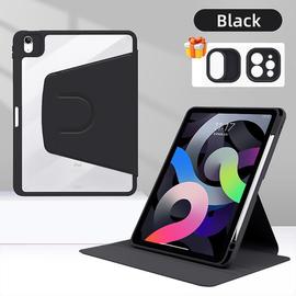 Coque AVIZAR iPad 2021 10.2 Poignée Rotative Noir