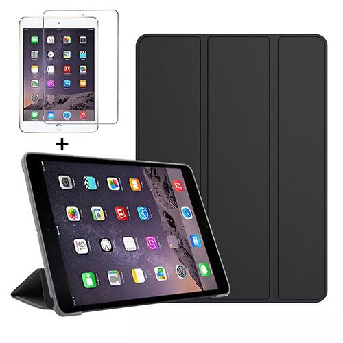 Convient Pour Smart Cover Pour Ipad Mini4 5 6 7,9 Pouces Étui En Cuir Pu Ultra Mince + Coque Arrière Transparente Pc Pour Apple Ipad Mini 6 5 4 3 2 1 Ipad Mini 5 2019 Verre Noir