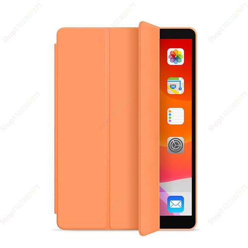 Convient Pour Étui Ultra Fin Pour Ipad Air 5e Génération (2022)/Ipad Air 4e Génération (2020) 10,9 Ipad Air 3 10,5 Ipad 9e Génération Sleep Wake Ipad 5e 6e Génération Orange