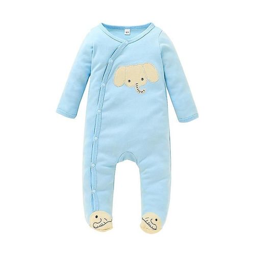 Barboteuse À Manches Longues Pour Bébé, Vêtement Une Pièce Avec Pied D'éléphant, 74cm, Pour Enfants