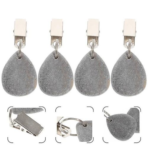 Pendentif De Nappe, Accessoires Pour La Maison, Supports De Jupes, Poids Simples, Clip De Suspension, Nappes D'extérieur Grises