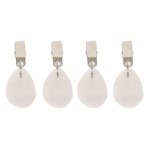 Pendentif De Nappe, Accessoires Pour La Maison, Supports De Jupes, Poids Simples, Clip De Suspension, Nappes D'extérieur Blanches