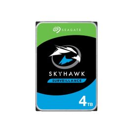 Seagate SkyHawk ST4000VX016 - Disque dur - 4 To - interne - 3.5" - SATA 6Gb/s - mémoire tampon : 256 Mo - avec 3 ans de Seagate Rescue Data Recovery