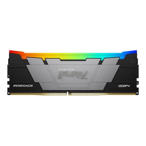 Kingston FURY Renegade RGB - DDR4 - module - 8 Go - DIMM 288 broches - 3600 MT/s / PC4-28800 - CL16 - 1.35 V - mémoire sans tampon - non ECC - noir