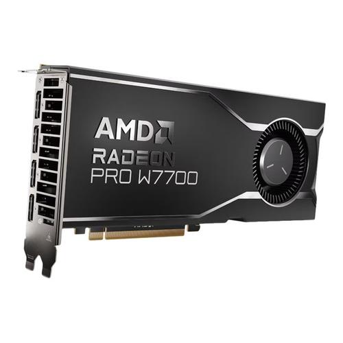 AMD Radeon Pro W7700 - Carte graphique - Radeon Pro W7700 - 16 Go GDDR6 - PCIe 4.0 x16 - 4 x DisplayPort