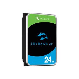 Seagate SkyHawk AI ST24000VE002 - Disque dur - 24 To - interne - 3.5" - SATA 6Gb/s - mémoire tampon : 512 Mo - avec 3 ans de Seagate Rescue Data Recovery