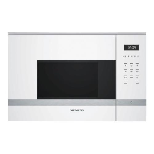 Siemens iQ500 BF555LMW0 - Four micro-ondes monofonction - encastrable - 25 litres - 900 Watt - blanc