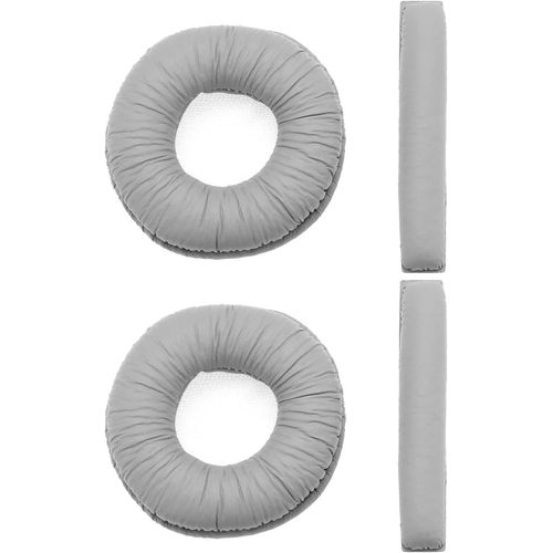 Mousse Coussin Coussinets pour Sennheiser PX100 PX100II PX200 PX200II PX80 PXC300 PMX200 PXC150 PXC250,Gris