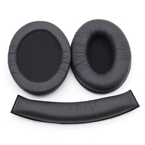 Coussinets de rechange pour casque Sennheiser HD202 HD212 HD437 HD447 HD457 HD497, 1 paire + 1 bandeau