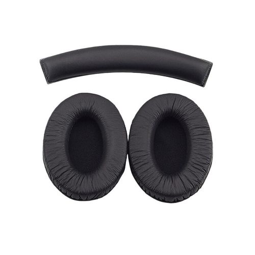 Oreillettes de Remplacement pour Casque Sennheiser HD202,HD212, HD437,HD447,HD457,HD497,1 paire de coussinets + 1 bandeau