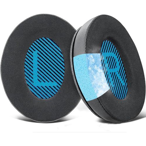 Gel de Refroidissement Mousse Coussin Coussinets pour Bose QuietComfort QC35/ QC35 II Casque(Bleu)
