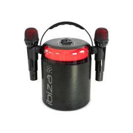 Amplificateur karaoke 50W - USB/BLUETOOTH/SD/FM + Télécommande + 2  Microphones IBIZA SOUND