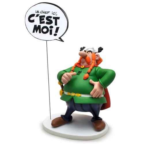 Figurine Abraracourcix Bulle "Le Chef Ici, C'est Moi!" - Collectoys