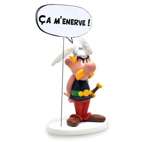 Figurine Astérix Bulle " Ca M'enerve "