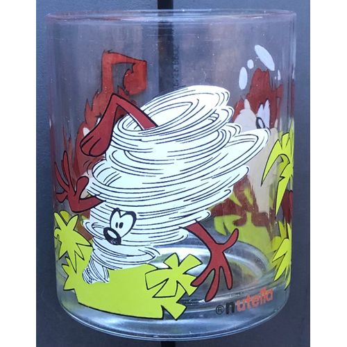 Verre Taz Nutella 1996, Warner Bros, Dessin Animé, Figurine