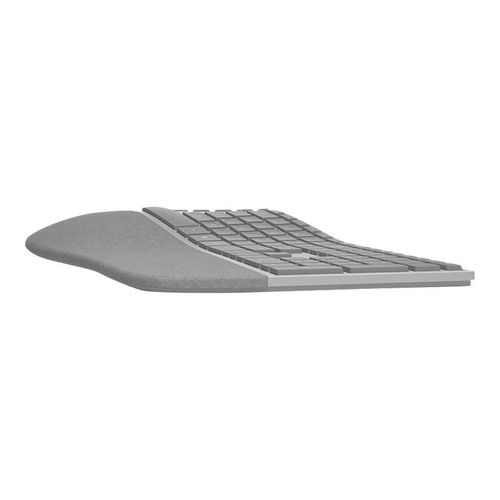 Microsoft Surface Ergonomic Keyboard - Clavier - sans fil - Bluetooth 4.0 - Français - gris alcantara - commercial