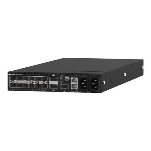 Dell Networking S4112F - Commutateur - C3 - Géré - 12 x 10 Gigabit SFP+ + 3 x 100 Gigabit QSFP28 - flux d'air de l'avant vers l'arrière - Montable sur rack - Dell Smart Value Flexi - avec 1 an...