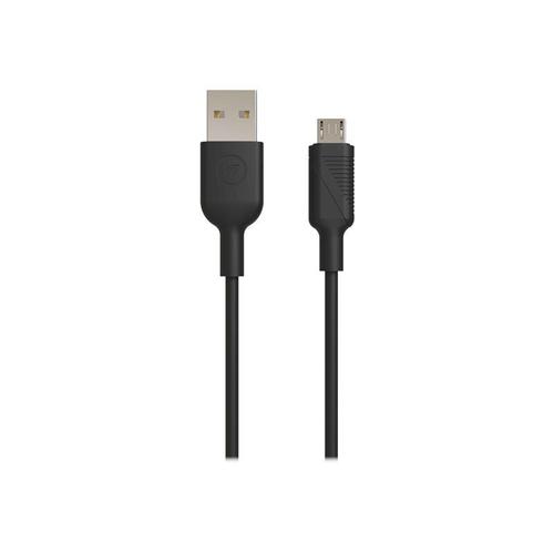 muvit - Câble USB - USB (M) pour Micro-USB de type B (M) - 5 V - 2.4 A - 1.2 m - noir