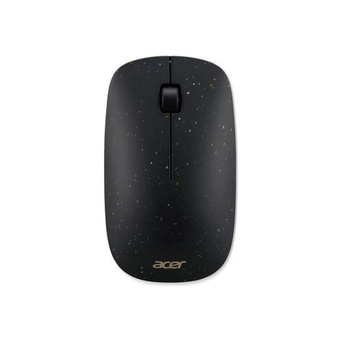 Acer Vero AMR020 - Souris - droitiers et gauchers - optique - 3 boutons - sans fil - 2.4 GHz - noir - Pour la vente au détail
