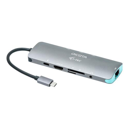 DICOTA i-tec - Station d'accueil - USB-C - HDMI - 1GbE