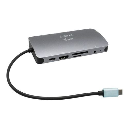 DICOTA i-tec - Station d'accueil - USB-C - VGA, HDMI - 1GbE