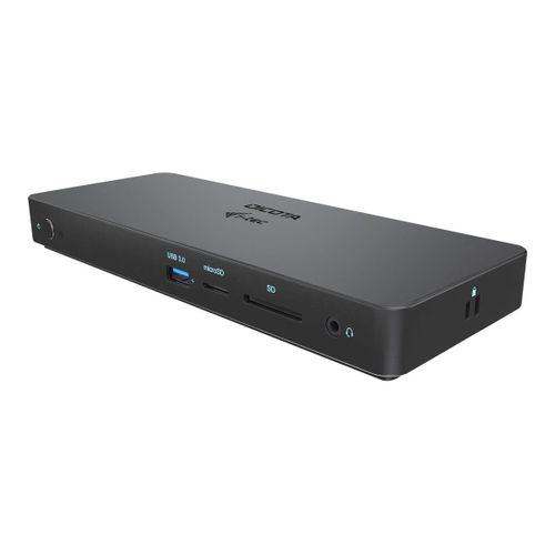 DICOTA i-tec - Station d'accueil - USB-C - HDMI, DP - 1GbE - 130 Watt