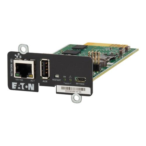 Eaton Network Card-M3 - Carte de supervision distante - Gigabit Ethernet x 1