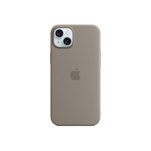 Apple - Coque De Protection Pour Téléphone Portable - Compatibilité Avec Magsafe - Silicone - Argile - Pour Iphone 15 Plus