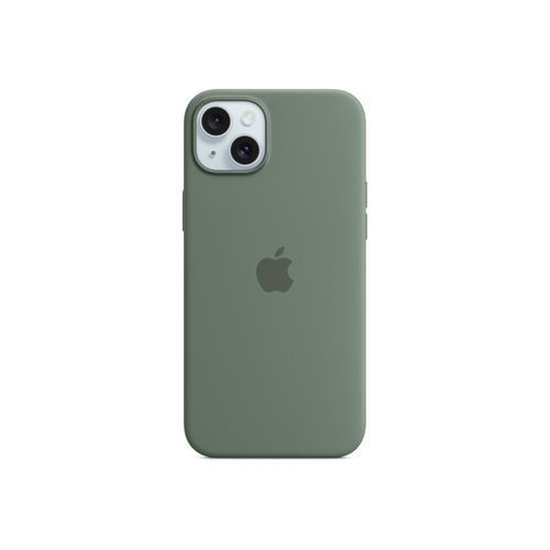 Apple - Coque De Protection Pour Téléphone Portable - Compatibilité Avec Magsafe - Silicone - Cyprès - Pour Iphone 15 Plus