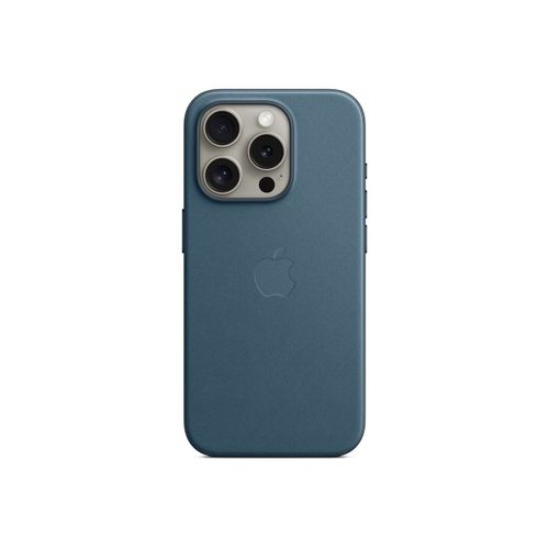 Apple - Coque De Protection Pour Téléphone Portable - Compatibilité Avec Magsafe - Tissu Fin - Bleu Pacifique - Pour Iphone 15 Pro