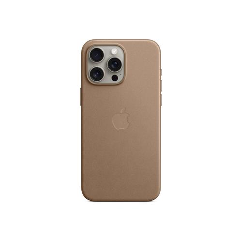 Apple - Coque De Protection Pour Téléphone Portable - Compatibilité Avec Magsafe - Tissu Fin - Taupe - Pour Iphone 15 Pro Max