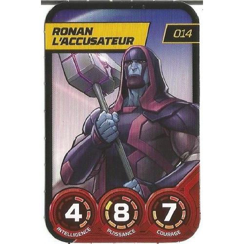 Carte Marvel - Défie Les Héros - N°014 - Ronan L'accusateur - Leclerc 2023